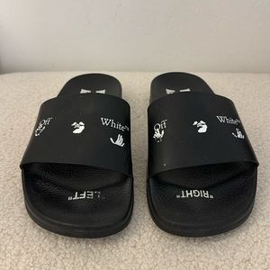 Off- White Industrial Slides - Authentic